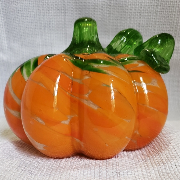 Other - Blown Glass Fall Pumpkin